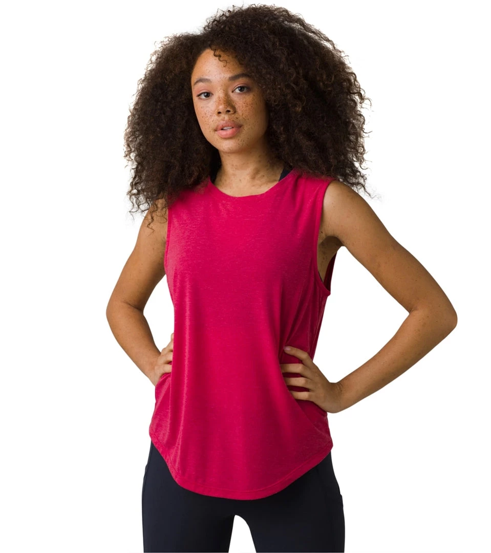 PrAna Rogue Sleeveless Yoga Tank Red Berry 7 PrAna Rogue Sleeveless Yoga Tank Red Berry