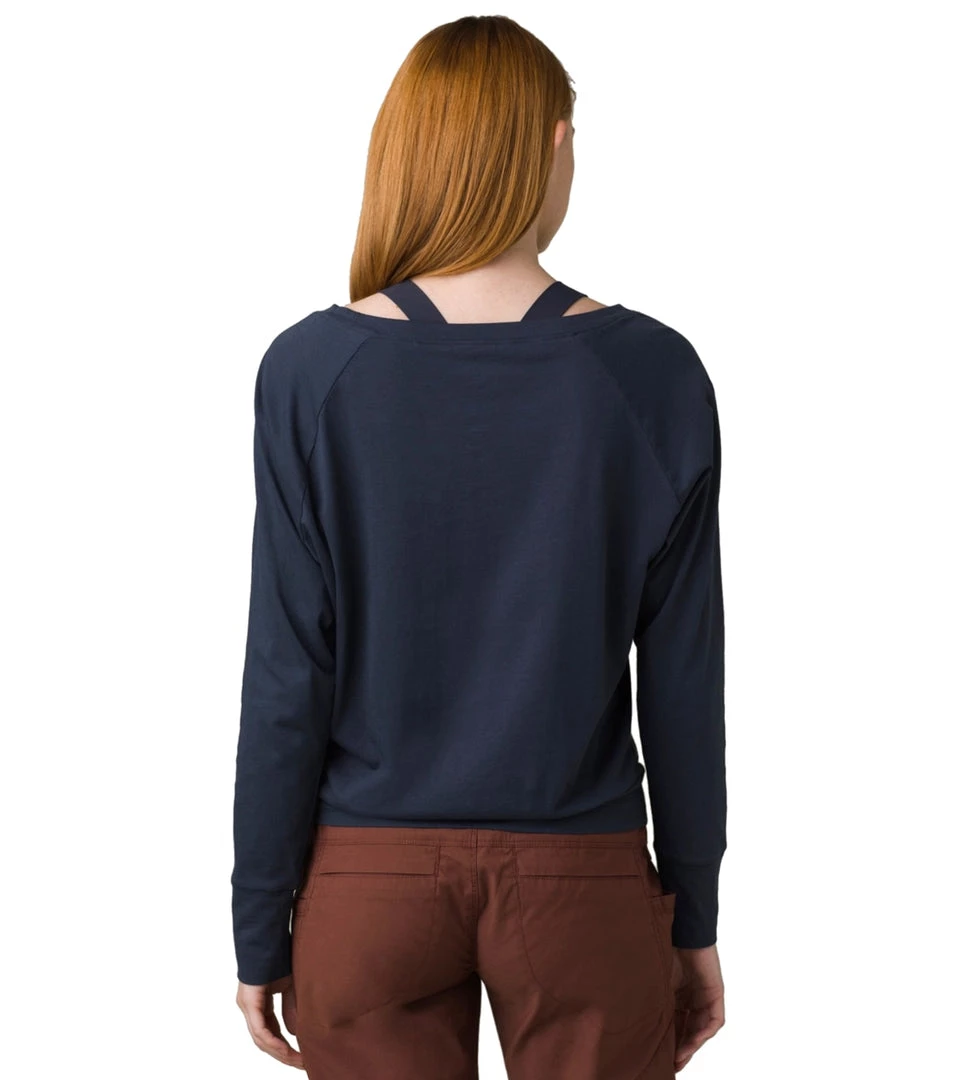 PrAna Organic Graphic Long Sleeve Nautical Kindness CLOTHING 4 PrAna Organic Graphic Long Sleeve Nautical Kindness CLOTHING