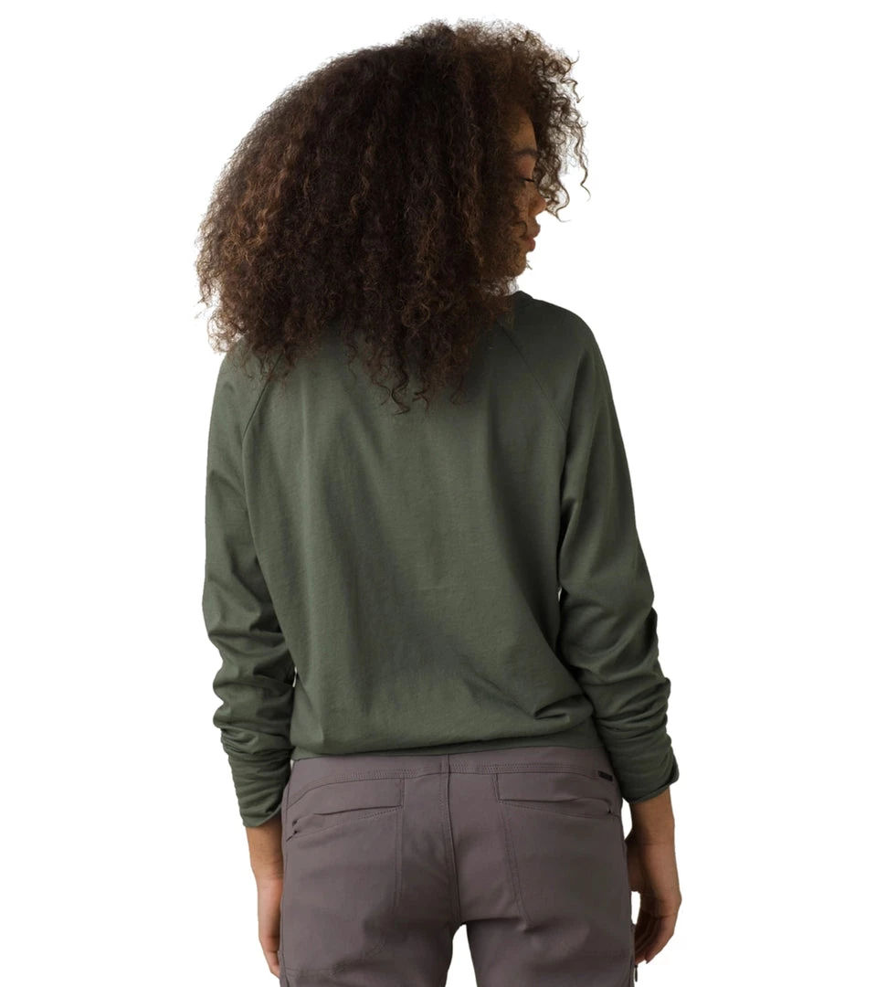 PrAna Organic Graphic Long Sleeve Kale Linework 4 PrAna Organic Graphic Long Sleeve Kale Linework
