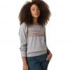 PrAna Organic Graphic Long Sleeve Heather Grey Landscape 1 PrAna Organic Graphic Long Sleeve Heather Grey Landscape