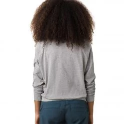 PrAna Organic Graphic Long Sleeve Heather Grey Landscape 8 PrAna Organic Graphic Long Sleeve Heather Grey Landscape