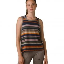 CLOTHING PrAna Moraine Tank Multi Stripe