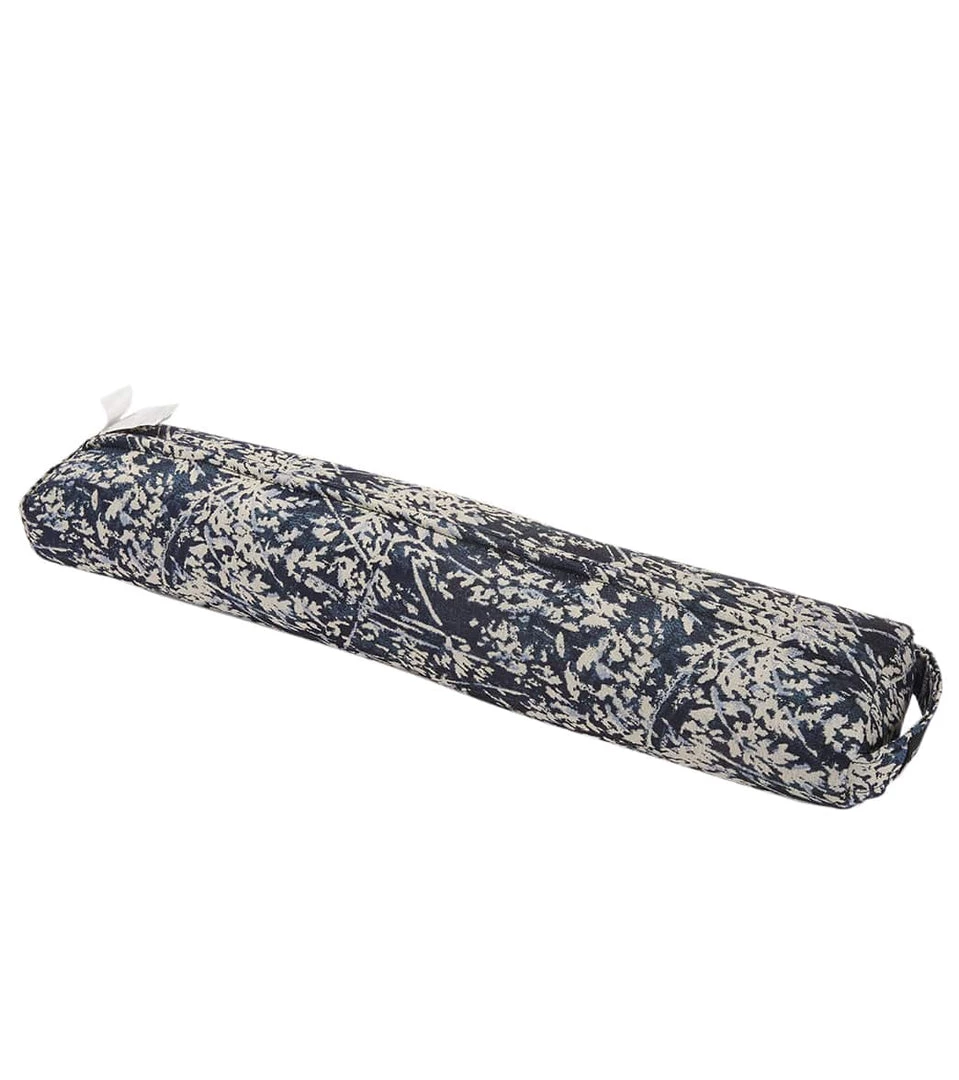 Hugger Mugger Pranayama Printed Yoga Bolster Midnight Flurry 4 Hugger Mugger Pranayama Printed Yoga Bolster Midnight Flurry