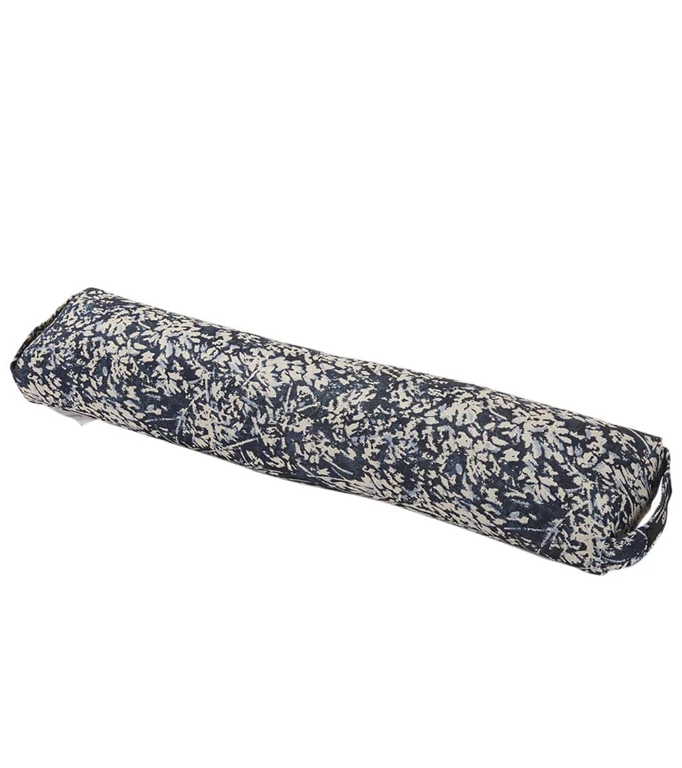 Hugger Mugger Pranayama Printed Yoga Bolster Midnight Flurry 6 Hugger Mugger Pranayama Printed Yoga Bolster Midnight Flurry