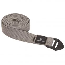 Hugger Mugger 10' Cotton Cinch Yoga Strap Grey YOGA MATS & PROPS