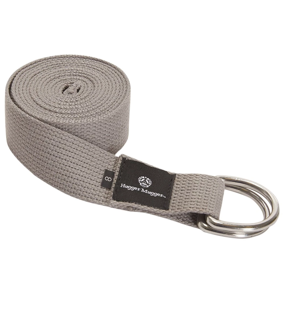Hugger Mugger D-Ring Cotton Strap 8' Grey 3 Hugger Mugger D-Ring Cotton Strap 8' Grey