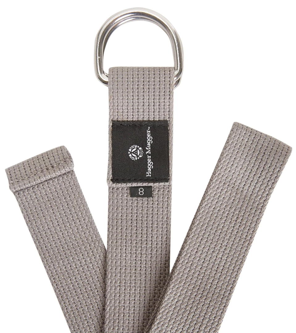 Hugger Mugger D-Ring Cotton Strap 8' Grey 4 Hugger Mugger D-Ring Cotton Strap 8' Grey