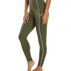 Free People You're A Peach Yoga Leggings Secret Moss CLOTHING