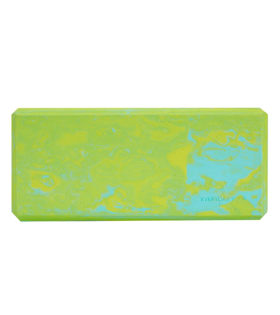 Everyday Yoga Kid’s 3 Inch Marbled Foam Yoga Block Turquoise Multi 4 Everyday Yoga Kid’s 3 Inch Marbled Foam Yoga Block Turquoise Multi