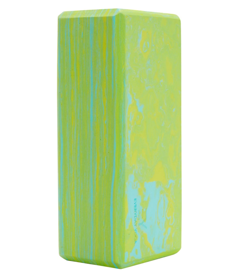Everyday Yoga Kid’s 3 Inch Marbled Foam Yoga Block Turquoise Multi 5 Everyday Yoga Kid’s 3 Inch Marbled Foam Yoga Block Turquoise Multi