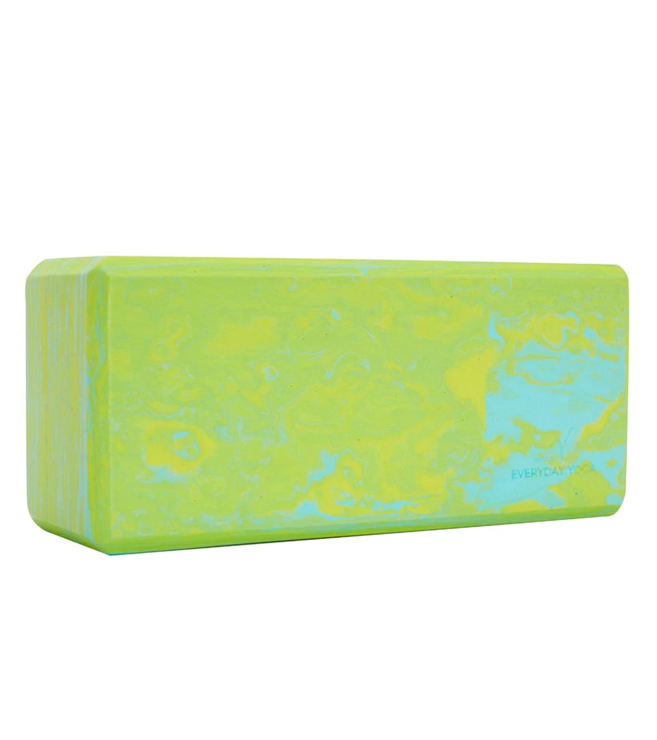 Everyday Yoga Kid’s 3 Inch Marbled Foam Yoga Block Turquoise Multi 8 Everyday Yoga Kid’s 3 Inch Marbled Foam Yoga Block Turquoise Multi