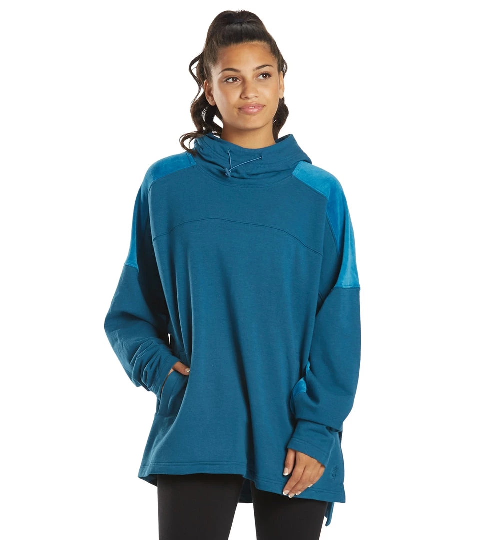 CLOTHING Free People Latititude Oversized Hoodie Lagoon 3 CLOTHING Free People Latititude Oversized Hoodie Lagoon
