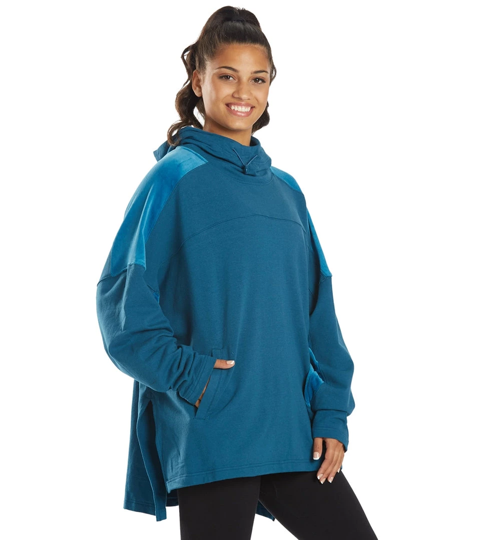 CLOTHING Free People Latititude Oversized Hoodie Lagoon 4 CLOTHING Free People Latititude Oversized Hoodie Lagoon