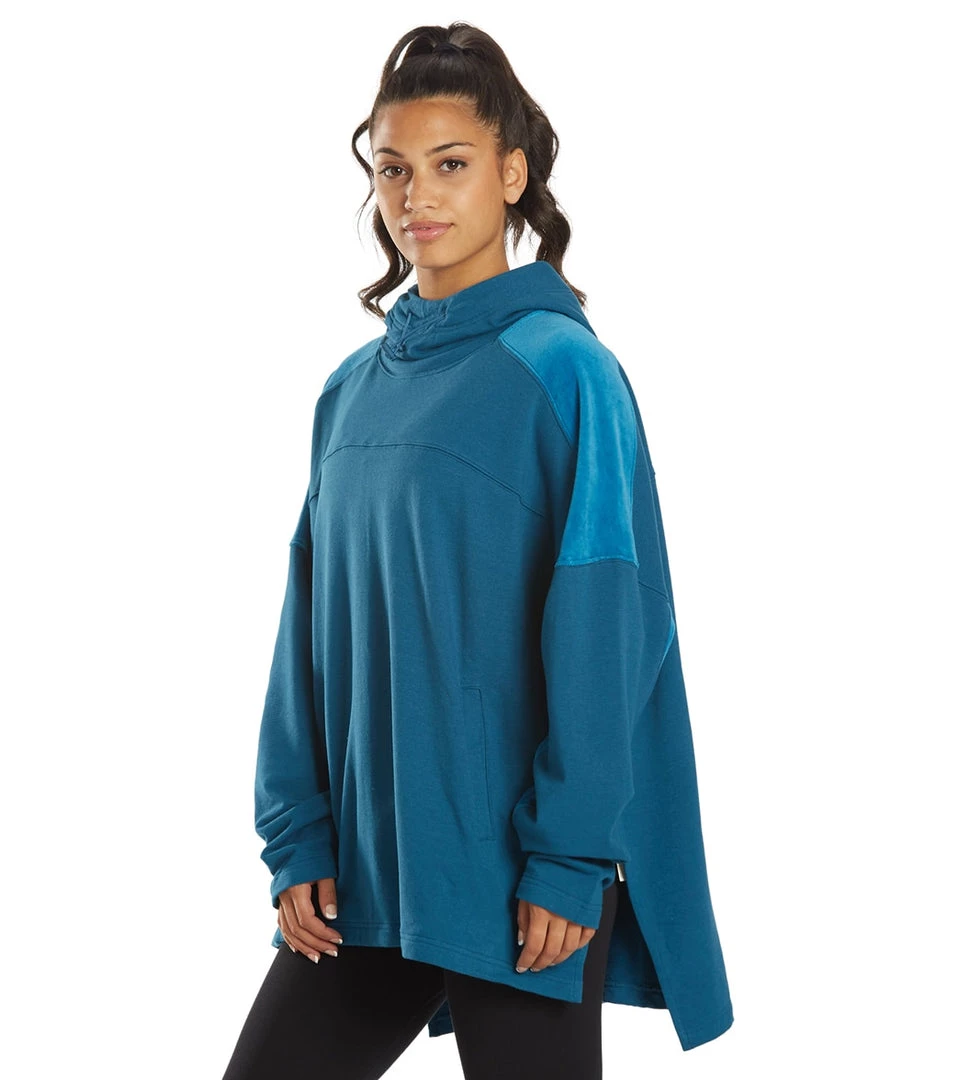 CLOTHING Free People Latititude Oversized Hoodie Lagoon 7 CLOTHING Free People Latititude Oversized Hoodie Lagoon