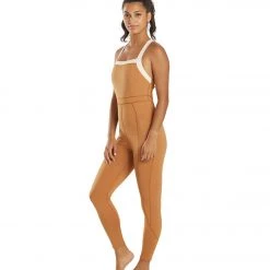 CLOTHING Free People Rebel Onesie Burnt Topaz/Mother L 13 CLOTHING Free People Rebel Onesie Burnt Topaz/Mother L