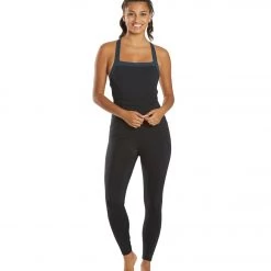 Free People Rebel Onesie Black/New Navy CLOTHING