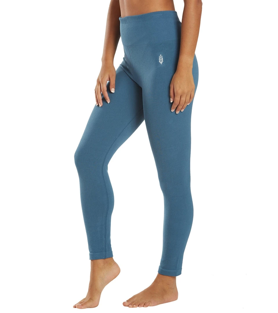 Free People Rich Soul Ribbed Legging Agen Sea CLOTHING 7 Free People Rich Soul Ribbed Legging Agen Sea CLOTHING