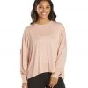 Free People Runner Up Long Sleeve Shell Pink CLOTHING 1 Free People Runner Up Long Sleeve Shell Pink CLOTHING