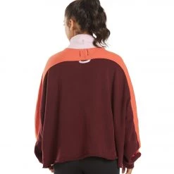 Free People Split Second 1/2 Zip Fig Jam Combo 11 Free People Split Second 1/2 Zip Fig Jam Combo