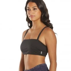 Free People Very Prairie Bra Black