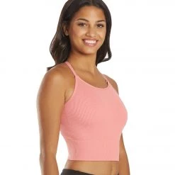 Free People Body Moving Crop Papaya Punch CLOTHING