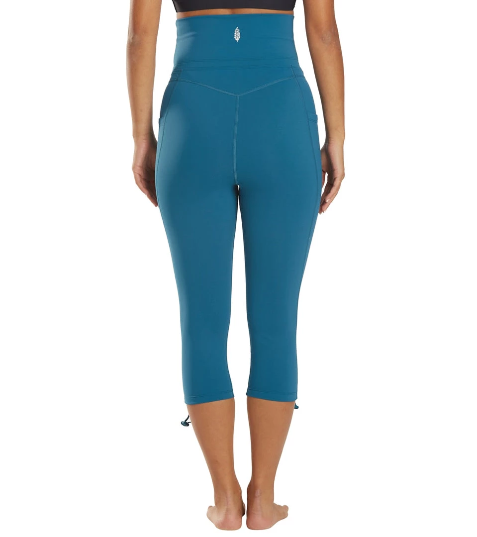 CLOTHING Free People Class Act Cropped Legging Blue Grass 5 CLOTHING Free People Class Act Cropped Legging Blue Grass