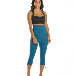 CLOTHING Free People Class Act Cropped Legging Blue Grass 12 CLOTHING Free People Class Act Cropped Legging Blue Grass