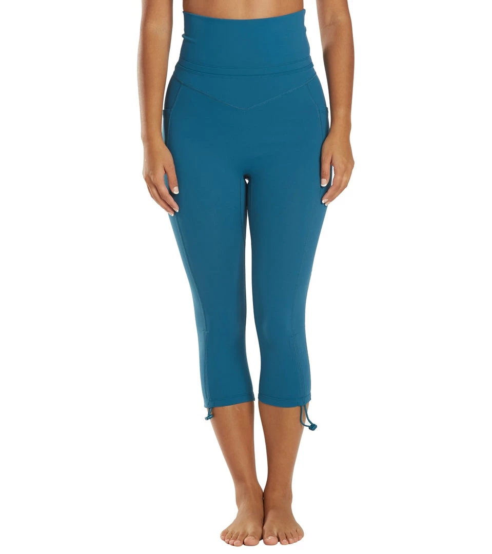 CLOTHING Free People Class Act Cropped Legging Blue Grass 9 CLOTHING Free People Class Act Cropped Legging Blue Grass