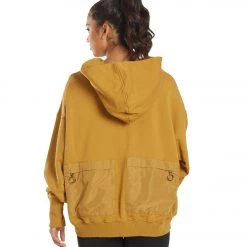 Free People Fast Break Hoodie Burnt Gold