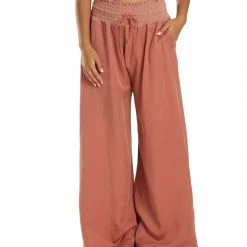 Free People Movement Mia Lounge Pants Rusted Coral CLOTHING