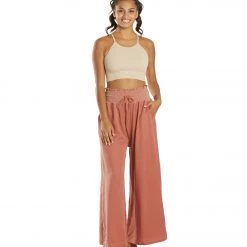 Free People Movement Mia Lounge Pants Rusted Coral CLOTHING 12 Free People Movement Mia Lounge Pants Rusted Coral CLOTHING
