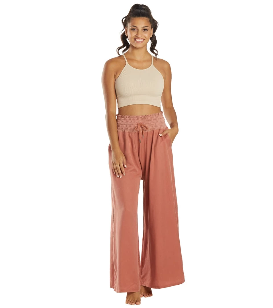 Free People Movement Mia Lounge Pants Rusted Coral CLOTHING 6 Free People Movement Mia Lounge Pants Rusted Coral CLOTHING