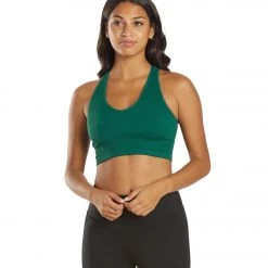 CLOTHING Free People Free Throw Yoga Crop Emerald