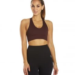 CLOTHING Free People Free Throw Yoga Crop Black Raisin