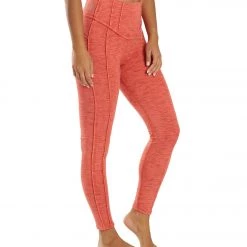 Free People Hybrid Yoga Leggings Lipstick CLOTHING