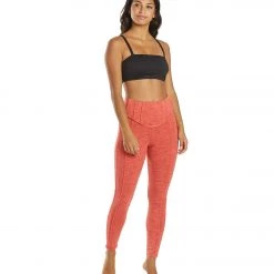 Free People Hybrid Yoga Leggings Lipstick CLOTHING