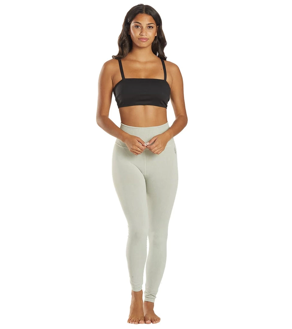 CLOTHING Free People Good Karma Yoga Leggings Sea Glass 6 CLOTHING Free People Good Karma Yoga Leggings Sea Glass