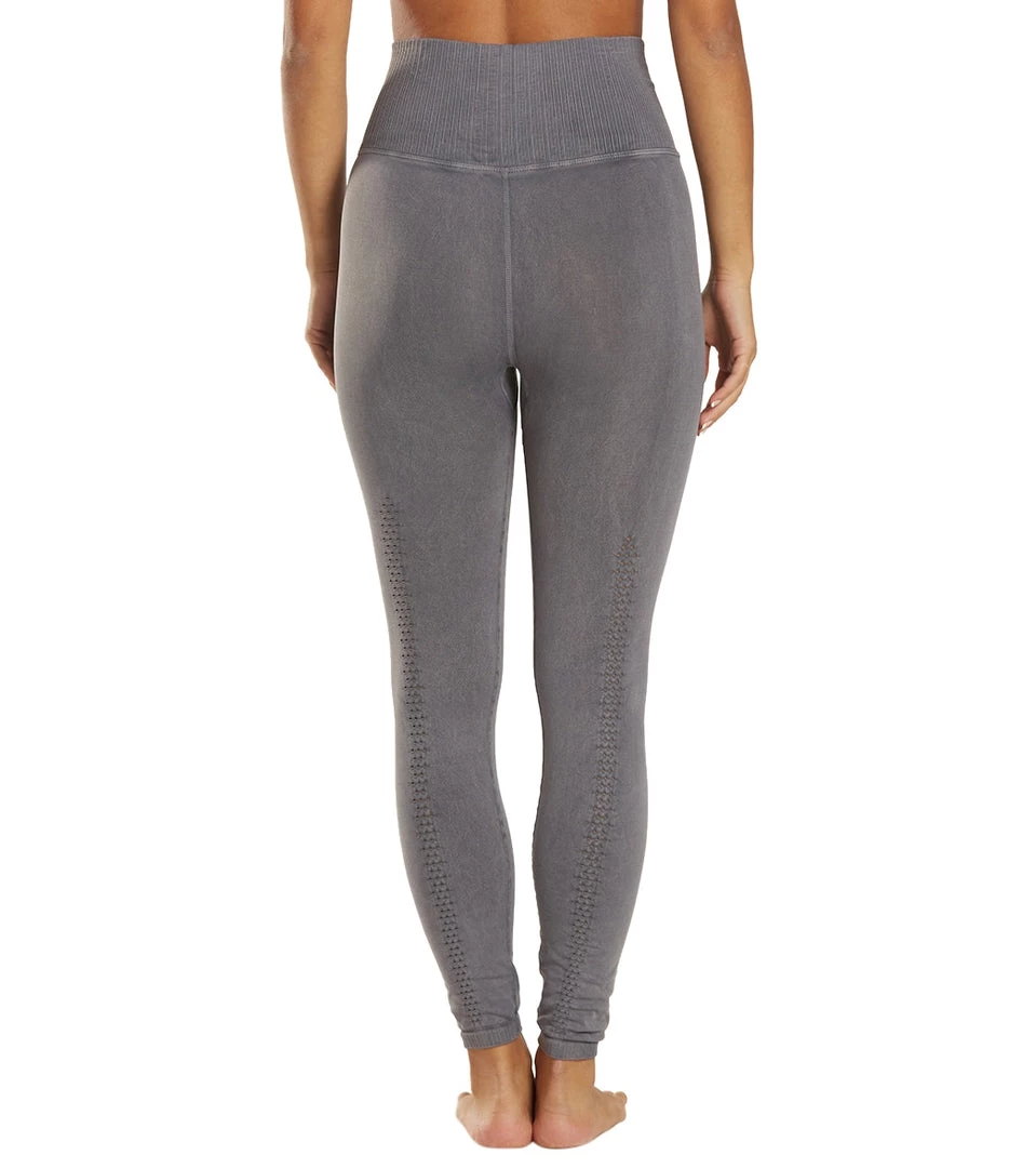 Free People Good Karma Yoga Leggings Washed Grey 5 Free People Good Karma Yoga Leggings Washed Grey