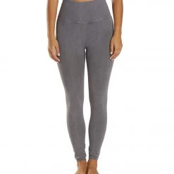 Free People Good Karma Yoga Leggings Washed Grey 15 Free People Good Karma Yoga Leggings Washed Grey