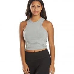 Free People Blissed Out Yoga Tank Arctic Mist NEW ARRIVALS