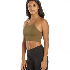 Free People Cropped Run Yoga Tank Army Moss NEW ARRIVALS
