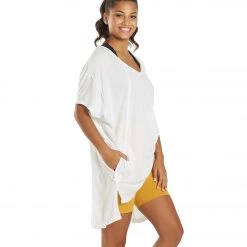 Free People City Vibes Yoga Tee Optic White NEW ARRIVALS