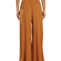 Free People Blissed Out Wide Leg Pants Toasted Coconut CLOTHING