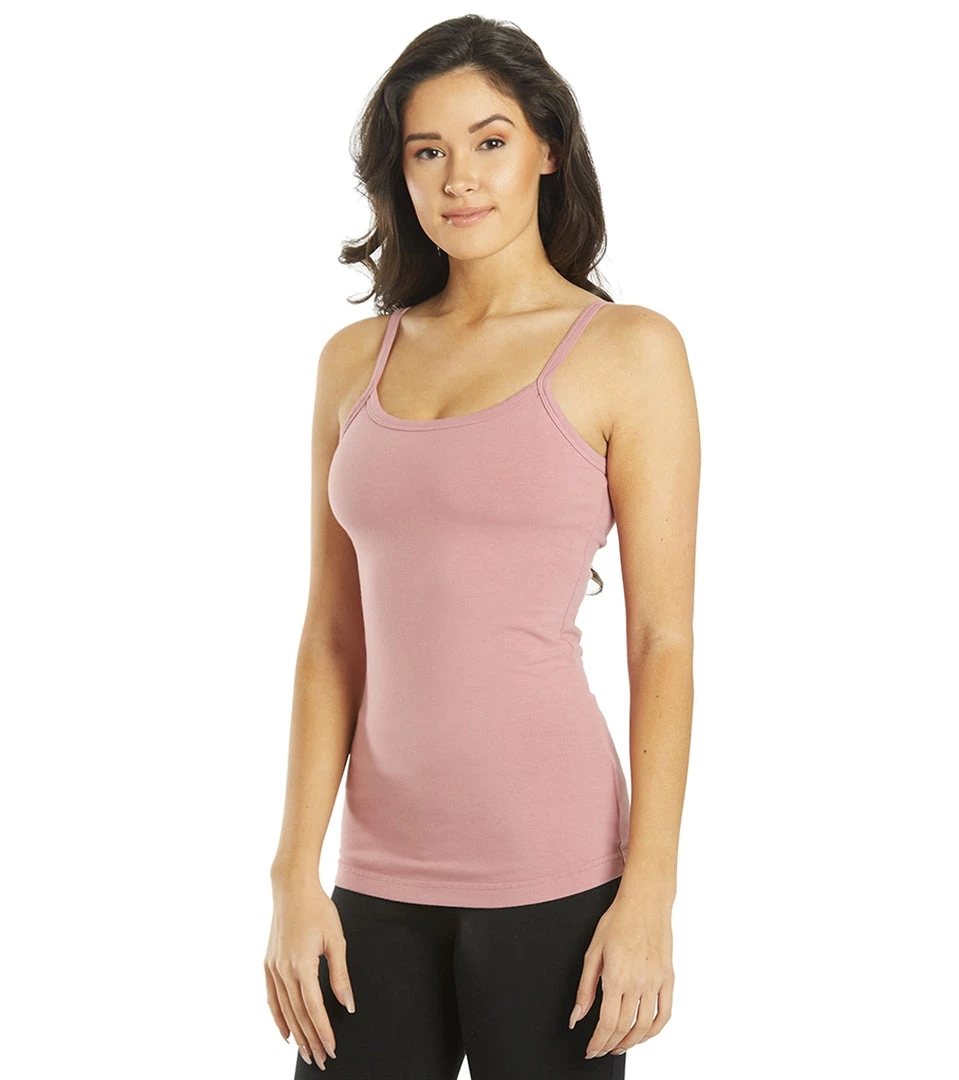 CLOTHING Hard Tail Scoop Back Yoga Tank Top With Bra Dusty Rose Pink 7 CLOTHING Hard Tail Scoop Back Yoga Tank Top With Bra Dusty Rose Pink