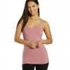 Hard Tail Long Yoga Sport Bra Tank Dusty Rose Pink