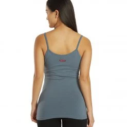 Hard Tail Long Yoga Sport Bra Tank Steel Grey