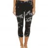 CLOTHING Hard Tail Flat Waisted Cotton Yoga Capris Iceberg Black Grey White