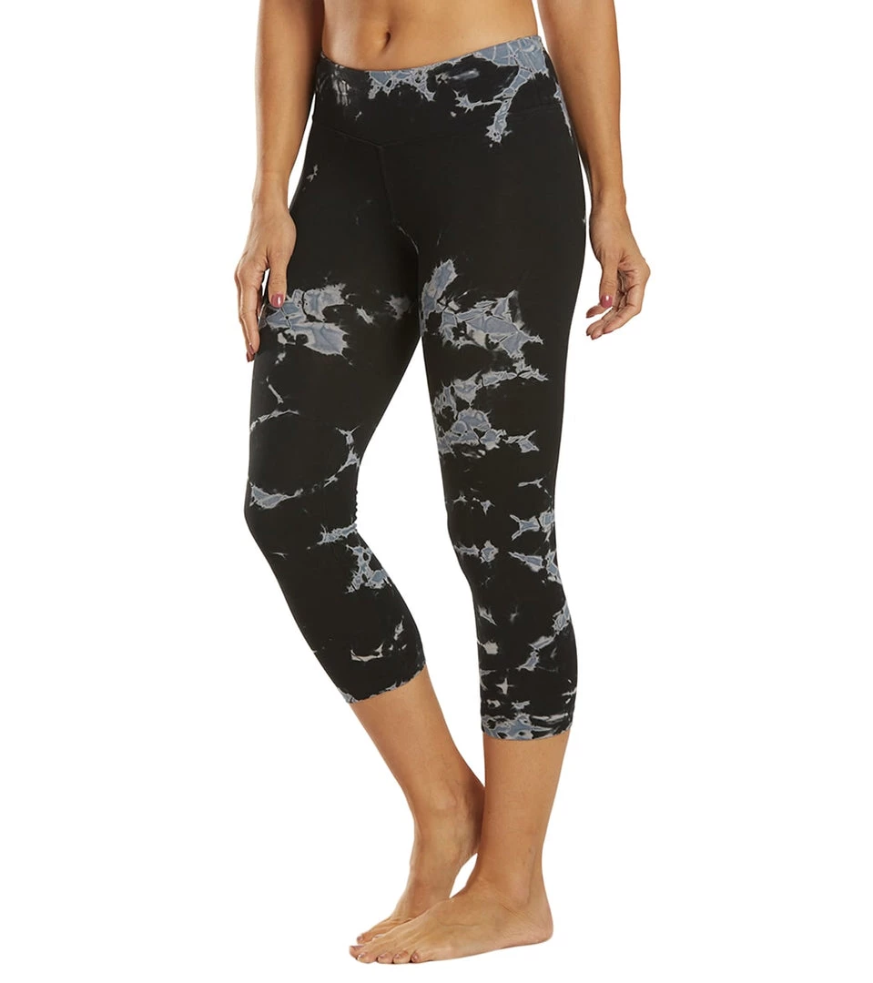 CLOTHING Hard Tail Flat Waisted Cotton Yoga Capris Iceberg Black Grey White 7 CLOTHING Hard Tail Flat Waisted Cotton Yoga Capris Iceberg Black Grey White