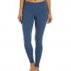 CLOTHING Hard Tail High Waisted Cotton Ankle Yoga Leggings Ocean Blue