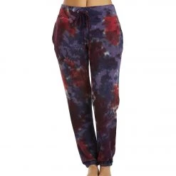 Hard Tail Flat Waist Cozy Joggers Lava Wash Purple Boysenberry